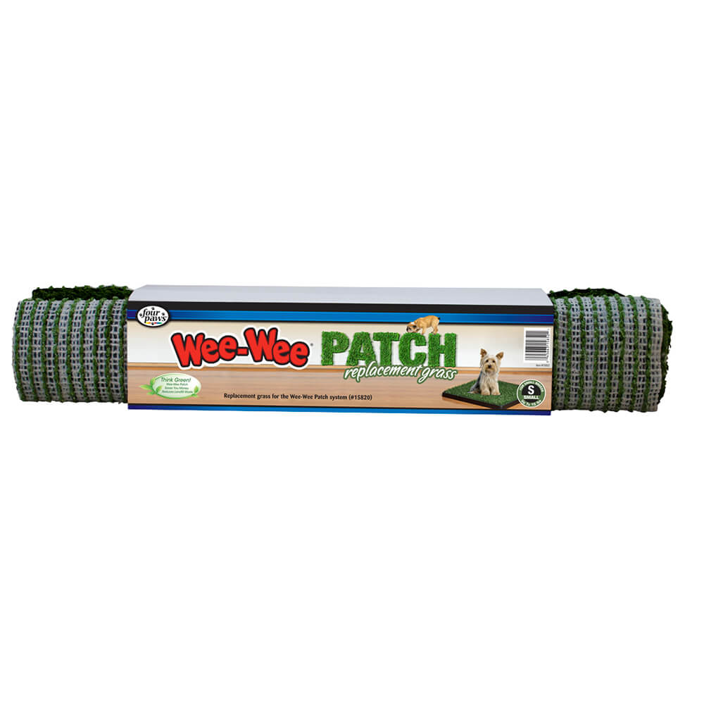 Four Paws Wee-Wee Patch Indoor Potty Replacement Grass Medium 19″ x 19″ x 0.5″ – 100203055