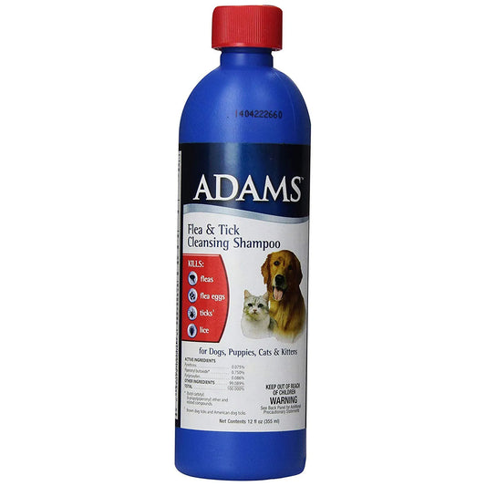 Adams Flea and Tick Cleansing Shampoo 12 ounces – 100505532