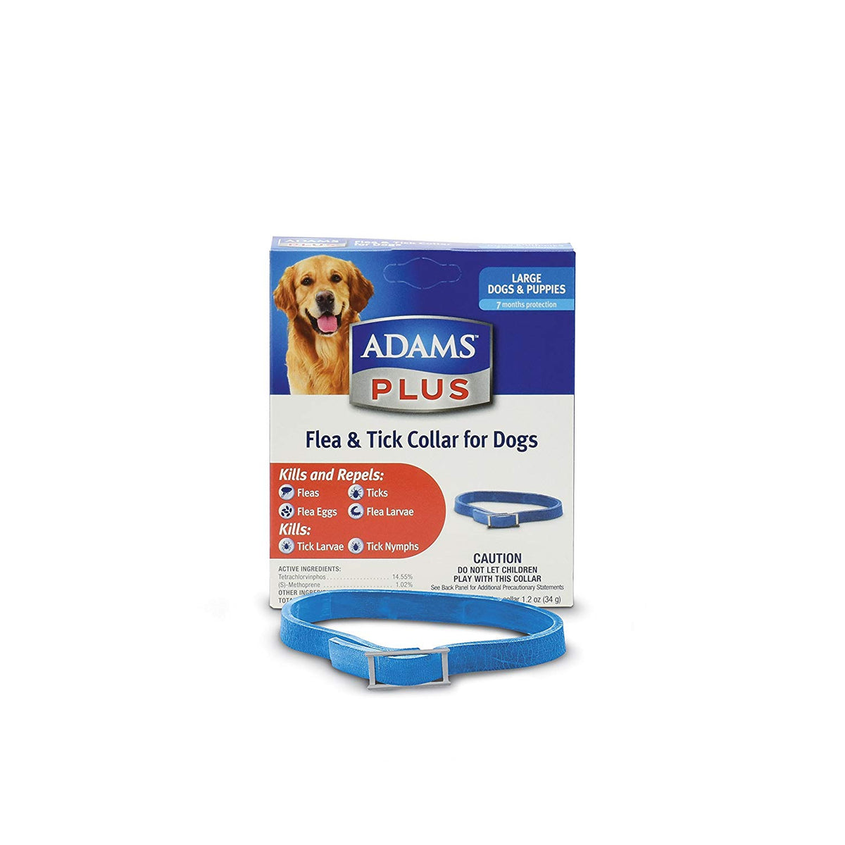 Adams Plus Flea and Tick Collar for Large Dogs – 100519503