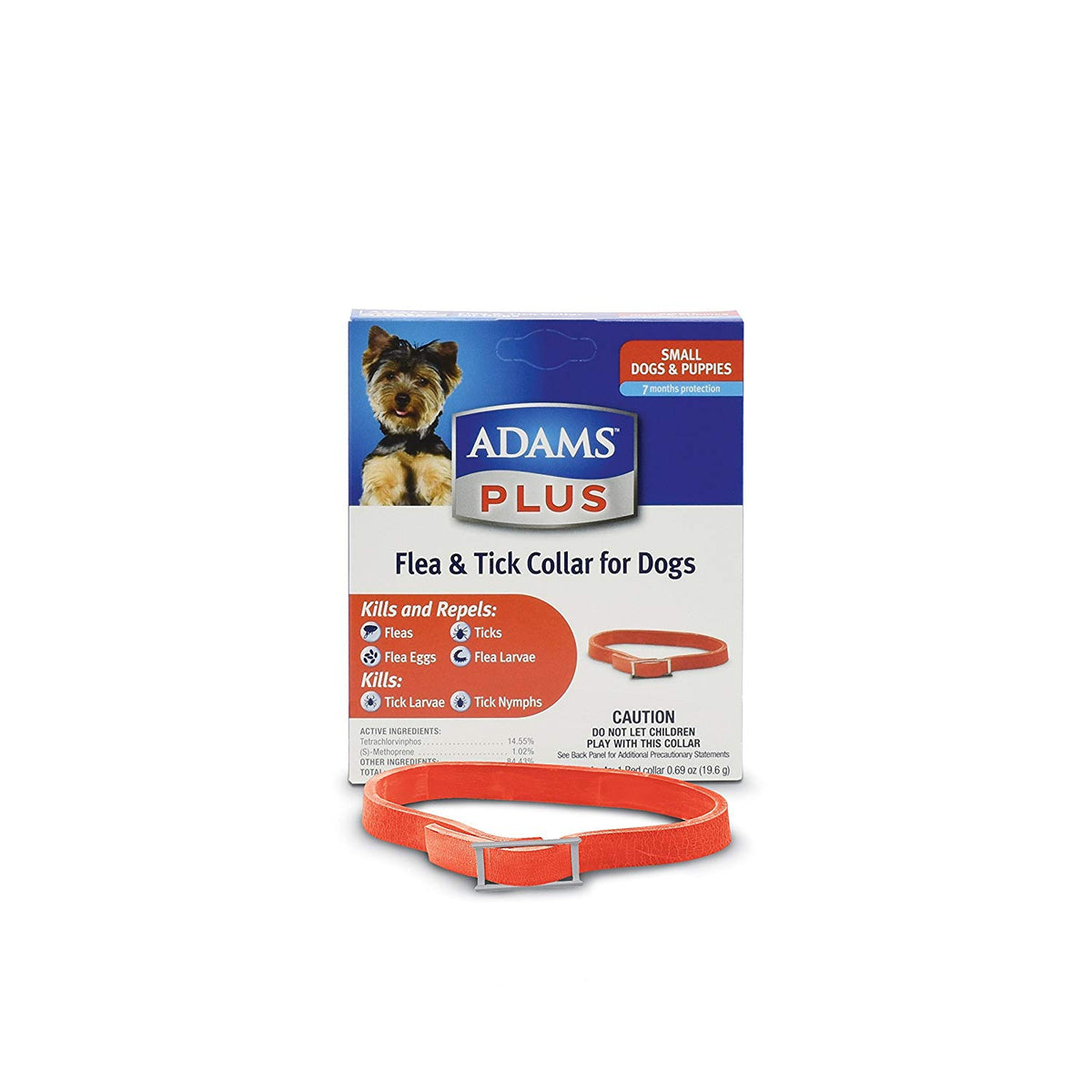 Adams Plus Flea and Tick Collar for Small Dogs – 100519504