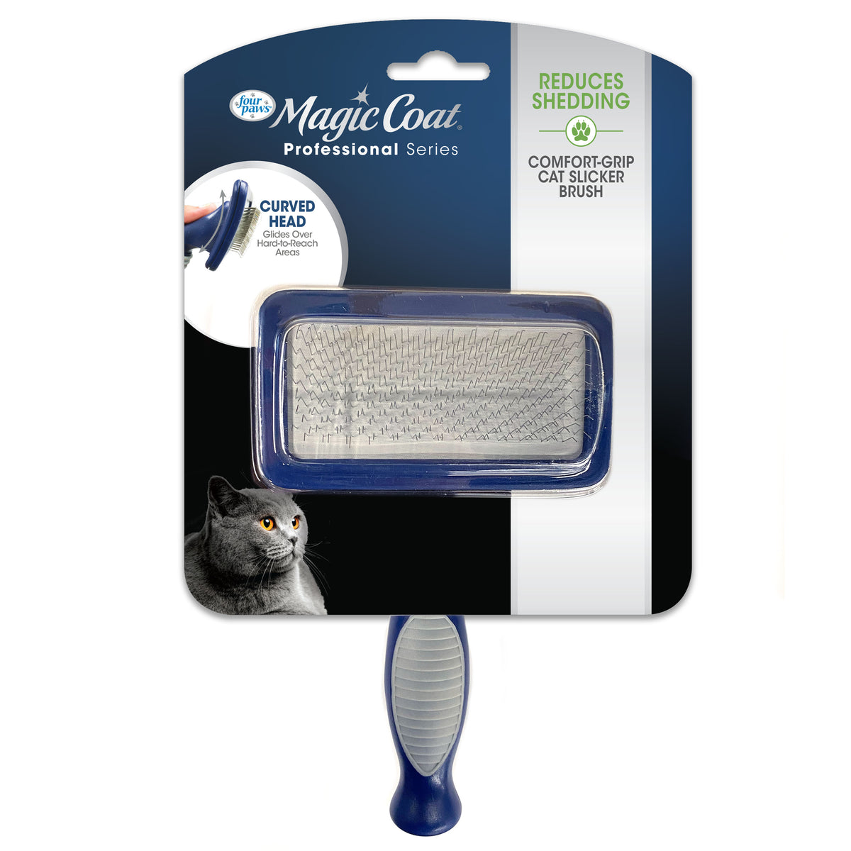 Four Paws Magic Coat Gentle Slicker Wire Cat Brush – 100528821