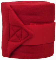 4 1/4"W x 9'L Polo Wraps set of 4 Color: Red