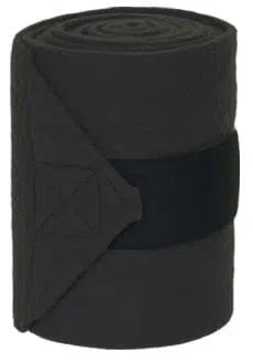 4 1/4"W x 9'L Polo Wraps set of 4 Color: Black