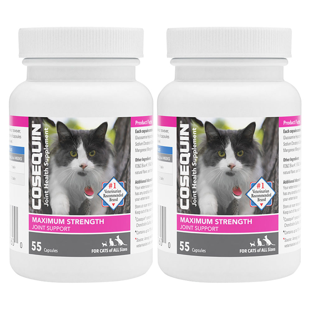 Cosequin Max Strength for Cats, Sprinkle Capsules, 55 ct, 2pk