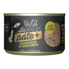 Tiki Cat After Dark Pate+ Wet Cat Food, Chicken, 5.5 oz. Cans, 8 Count