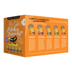 Tiki Cat Aloha Friends Wet Cat Food, Variety Pack, 2.5 oz. Pouch, 12 Count