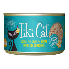 Tiki Cat Luau Wet Cat Food, Succulent Chicken, 6 oz. Cans, 8 Count