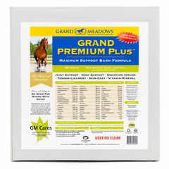Grand Premium Plus All in One Horse Supplement Powder – Daily Equine Vitamins, Minerals, Biotin, MSM, Magnesium, Joint, Hoof, Coat, Skin, Digestion, Immune Support – 5 lb