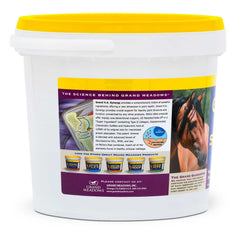 Grand H.A. Synergy Advanced Joint Supplement for Horses & Dogs, 5 lb - Apple Flavor Powder with Hyaluronic Acid, Glucosamine, MSM, Collagen & Omega Fatty Acids– Mobility, Tendon & Ligament Support