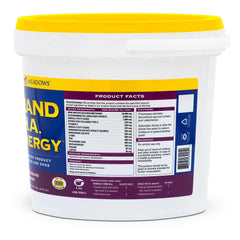 Grand H.A. Synergy Advanced Joint Supplement for Horses & Dogs, 5 lb - Apple Flavor Powder with Hyaluronic Acid, Glucosamine, MSM, Collagen & Omega Fatty Acids– Mobility, Tendon & Ligament Support