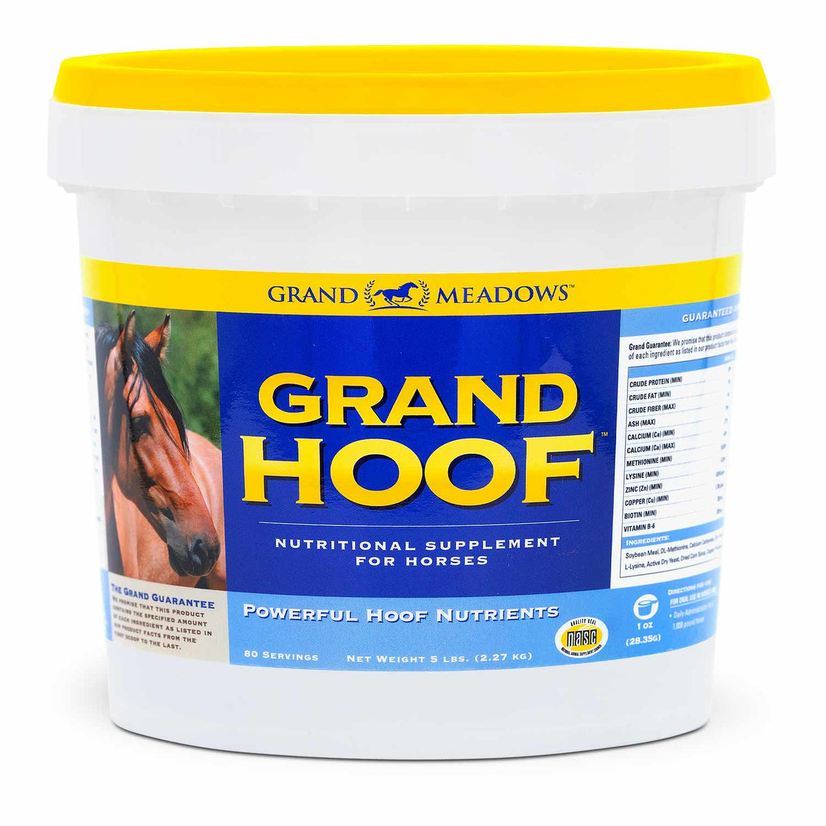 Grand Hoof Supplement for Horses, 5 lb