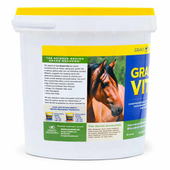 Grand Vite Horse Vitamins Supplement, 10 lb – Full Spectrum Equine Vitamins, Minerals, Amino Acids, Biotin, Omega – Daily Nutritional Support for Coat, Digestion, Senior & Breeding Horses