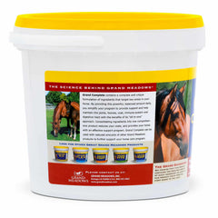 Grand Complete All in One Horse Supplement Powder, 5 lb - Daily Equine Vitamin & Mineral Blend with Biotin, Omega 3, Amino Acids, MSM, Glucosamine, Hoof Coat Joint Digestion Support