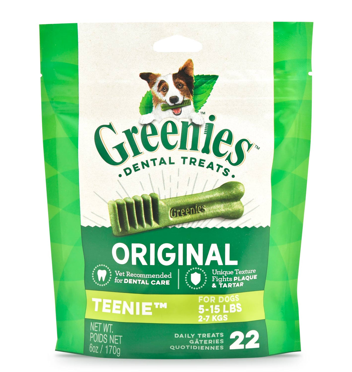 22pk Teenie Greenie Mini Treat 6oz