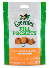 Greenies Pill Pockets Tabs-Dogs 30ct Flavor: Chicken