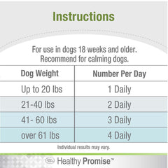 Healthy Promise Calming Chews for Dogs, Savory Liver (90 Count)