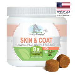 Healthy Promise Skin and Coat Soft Chews for Dogs, Savory Liver (90 Count)