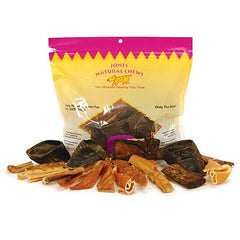 أكياس متنوعة من جونز ناتشورال تشيوز، ٢٠ قطعة/كيس - عظام مكافآت للكلاب من لحم الخنزير والبقر، صُنعت في الولايات المتحدة الأمريكية