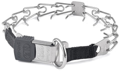 2.25mm (16") SS Prong Collar w/Security Buckle