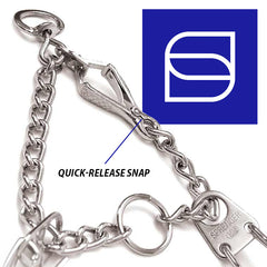 3.9 mm x 25" HS Snap On Style Prong Training Collar