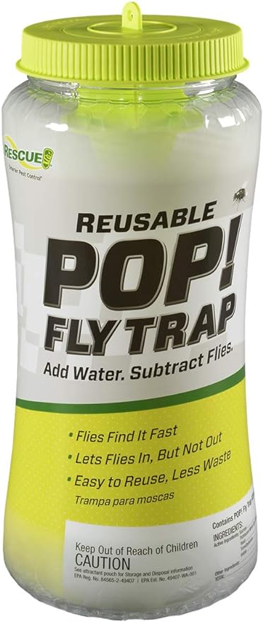 Rescue Pop Fly Trap 2.0 Liter/Green