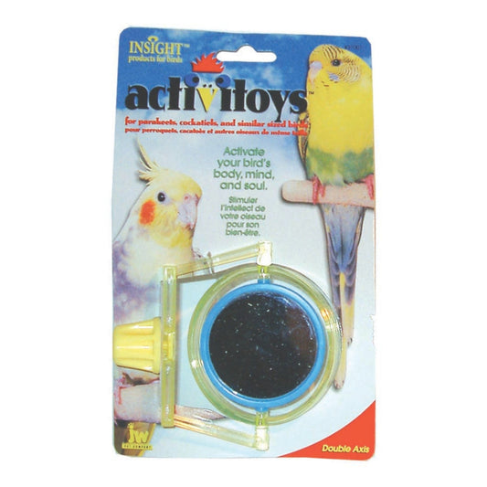 JW Pet ActiviToy Double Axis Bird Toy Multi-Color 1ea/One Size