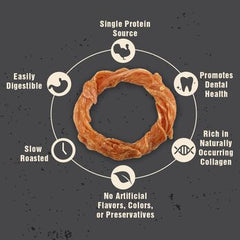 Canine Naturals Dog Turkey Tendon Strip 3oz