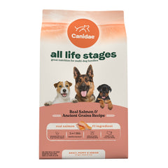 CANIDAE All Life Stages Dry Dog Food Real Salmon  Ancient Grains, 1ea/5 lb