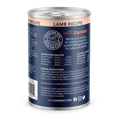 CANIDAE PURE Goodness GrainFree LID Canned Dog Food Land Formula w/Lamb, 12ea/13 oz