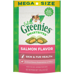 FELINE GREENIES Smartbites Healthy Skin & Fur Salmon 4.6oz