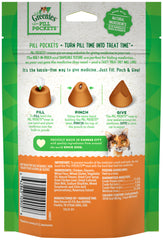 Greenies Feline Pill Pockets Cat Treats Chicken, 1ea/3 oz, 85 ct