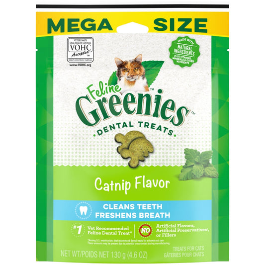 Feline Greenies Dental Treat Catnip 4.6oz