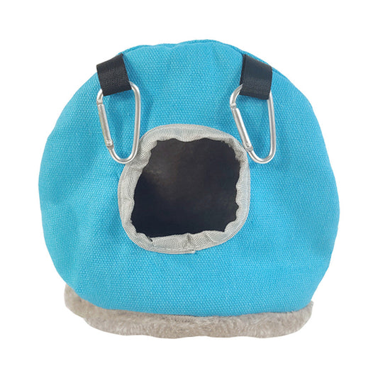 A & E Cages Happy Beaks Snuggle Sack Bird Hut Assorted  1ea/SM
