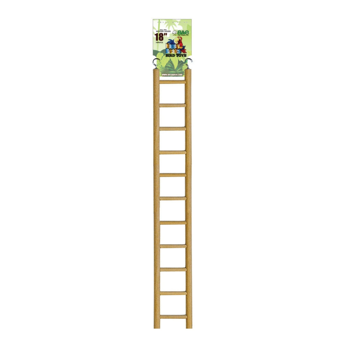A & E Cages Happy Beaks Small Ladder Bird Toy 1ea/18 in.