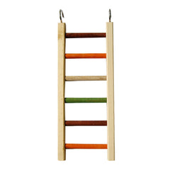 A & E Cages Happy Beaks Wooden Hanging Ladder Bird Toy 1ea/MD, 14 in.