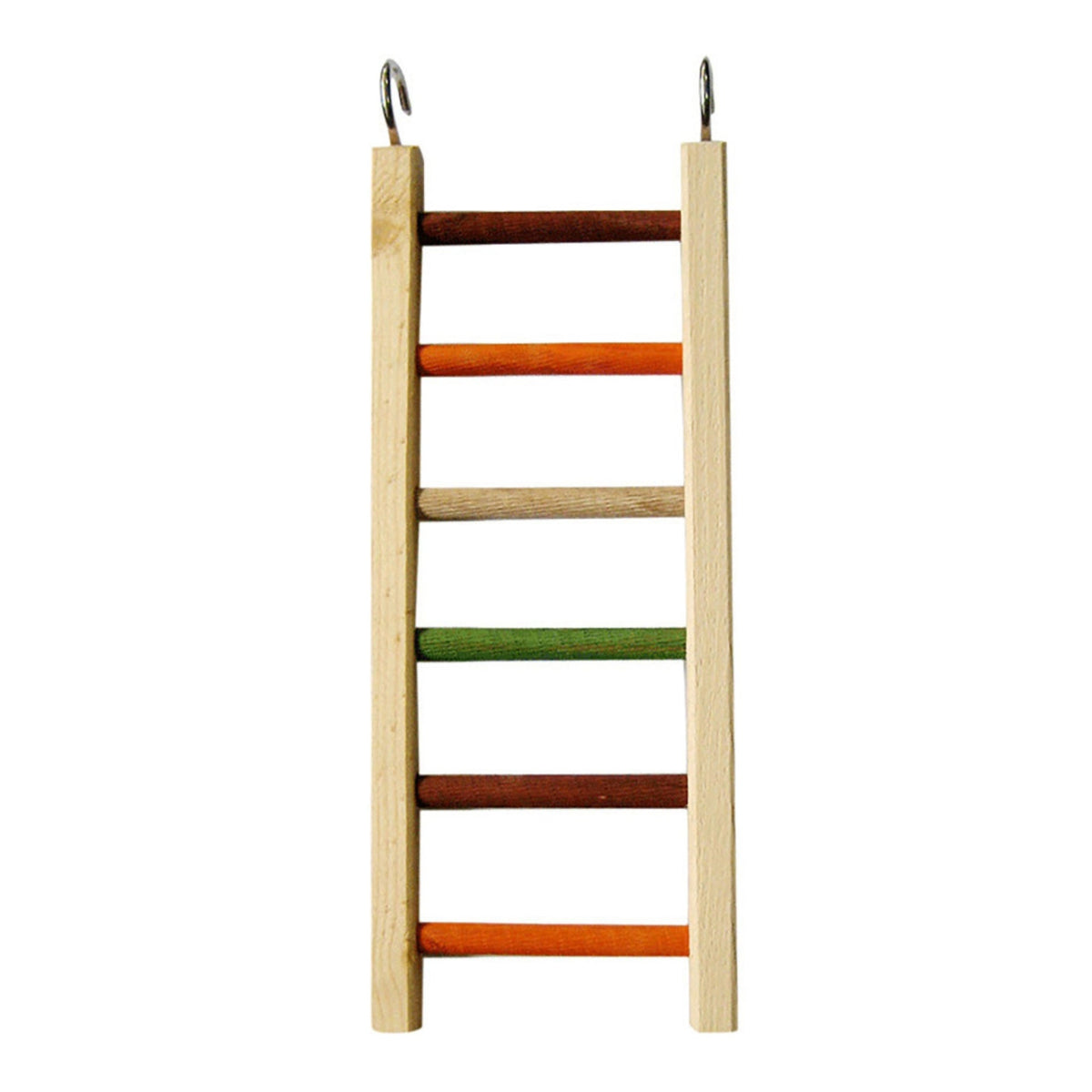 A & E Cages Happy Beaks Wooden Hanging Ladder Bird Toy 1ea/MD, 14 in.