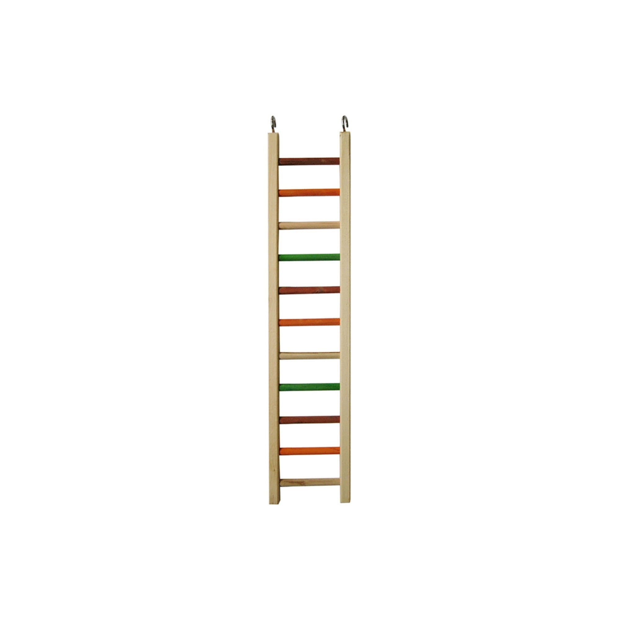 A & E Cages Happy Beaks Wooden Hanging Ladder Bird Toy 1ea/MD, 26 in.