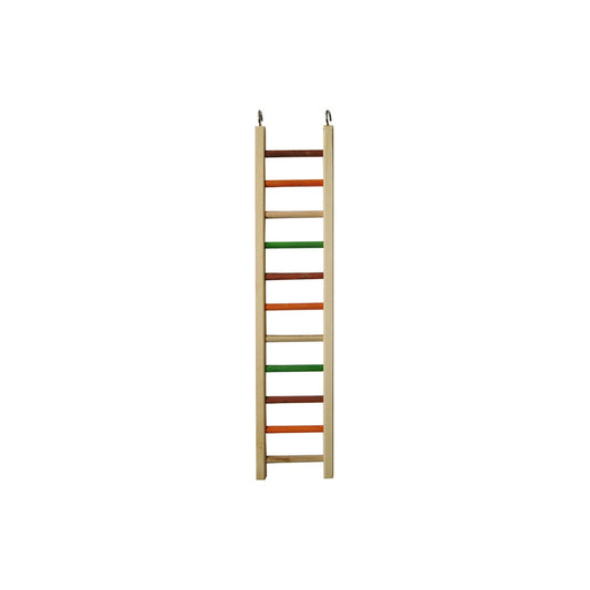 A & E Cages Happy Beaks Wooden Hanging Ladder Bird Toy 1ea/MD, 26 in.