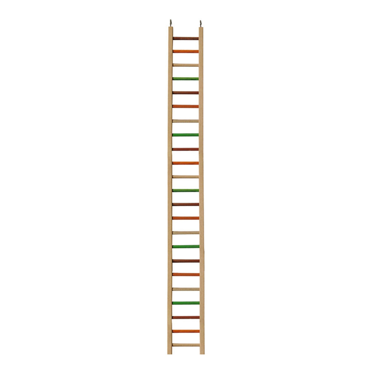 A & E Cages Happy Beaks Wooden Hanging Ladder Bird Toy 1ea/MD, 50 in.