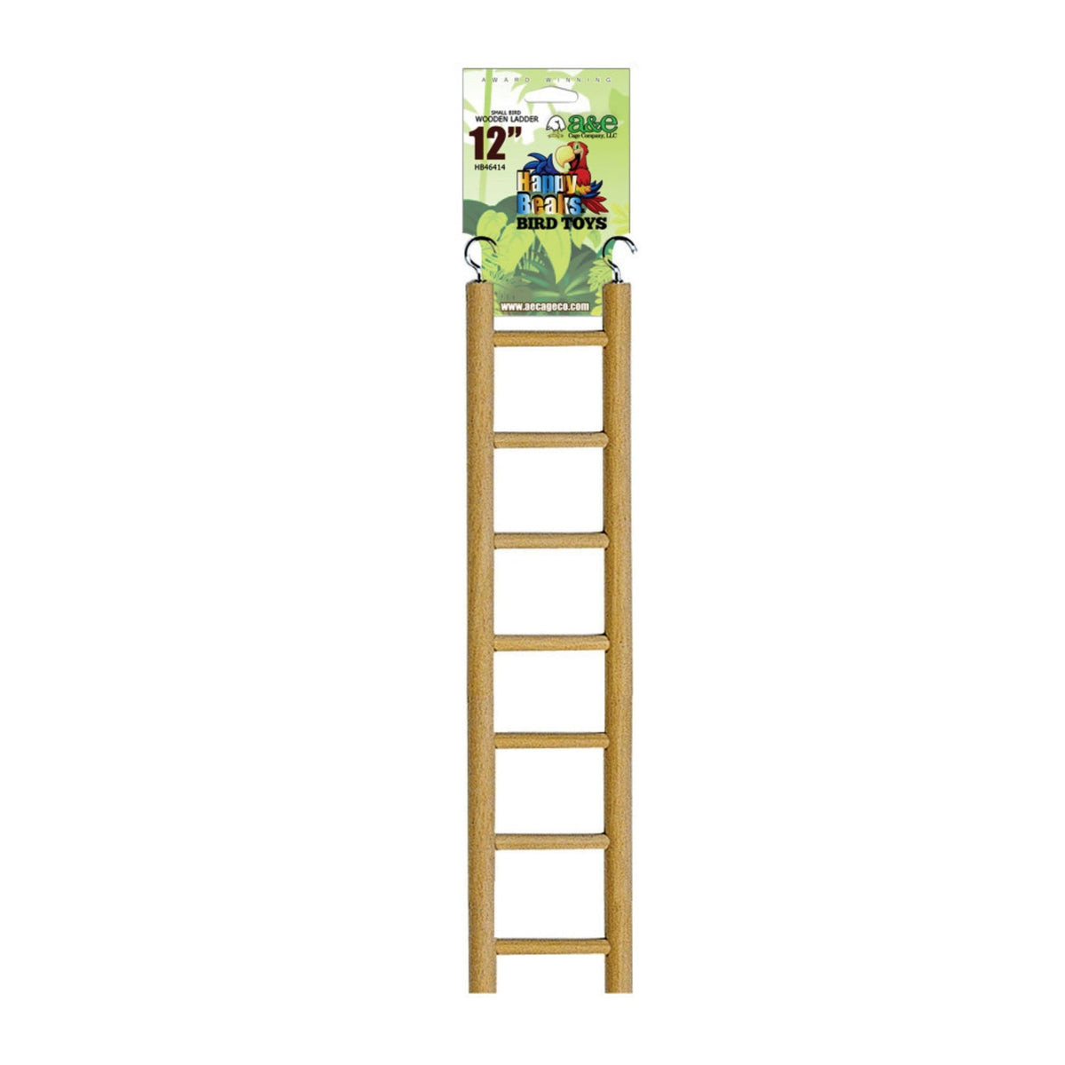 A & E Cages Happy Beaks Small Ladder Bird Toy 1ea/12 in.