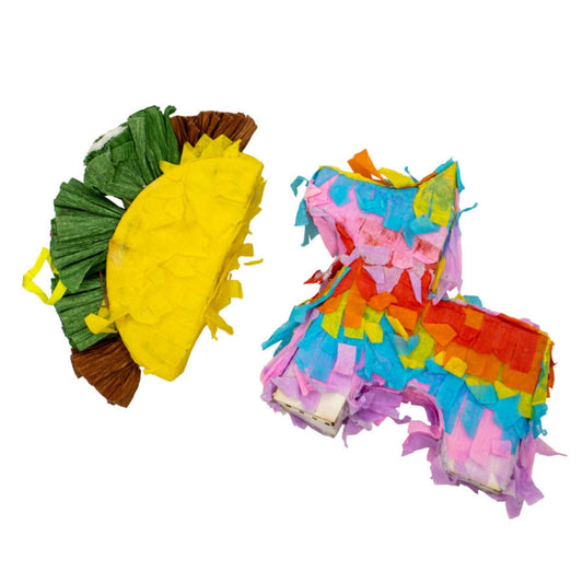 A & E Cages Happy Beaks Fiesta Flight Pinata Party Bird Toy 1ea