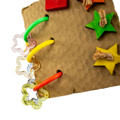 A & E Cages Happy Beaks Paperback Peck-a-Page Bird Toy 1ea