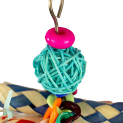 A & E Cages Happy Beaks Sweet Spins Sola Bird Toy 1ea