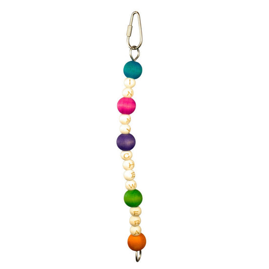 A & E Cages Happy Beaks Chew-a-Charm Bird Toy 1ea