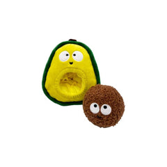 H&K Pop 'N Fetch D Avocado Small Plush Squeak Crinkle