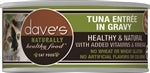 Daves Naturally Healthy Cat Food; Tuna Entree In Gravy 13.2Oz (Case Of 12)