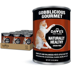 Dave's Pet Food Cat Naturally Healthy Grain Free Shredded Chicken In Gravy 13.2oz. (Case of 12)