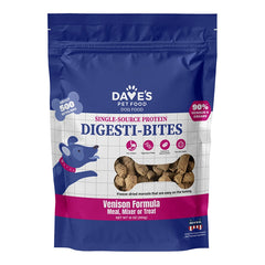 Dave's Pet Food Dog Digesti-Bites Freeze-Dried Venison 10oz.