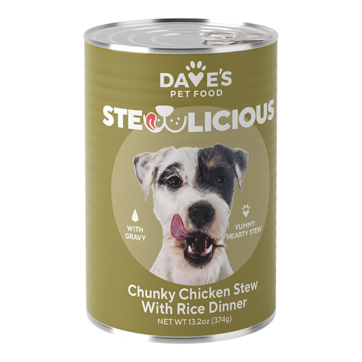 Dave's Dog Stewlicious Chunky Chicken And Rice Stew 13.2oz. (Case of 12)