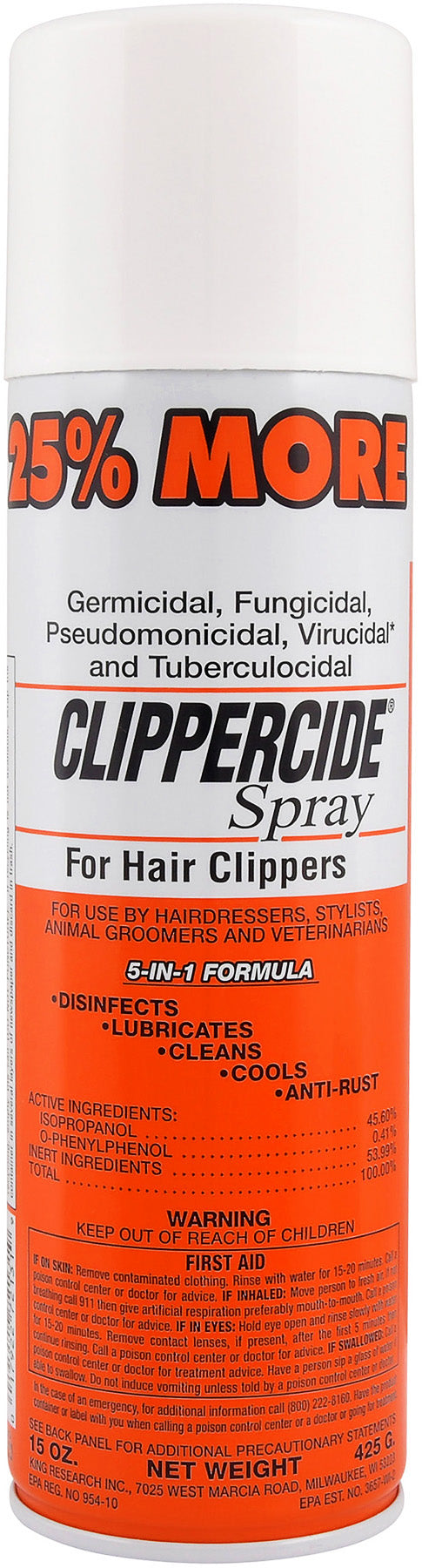 ** Clippercide 15oz can
